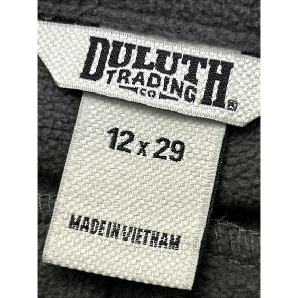 Women's Duluth Lined Flexpedition Utility Cargo Pants Sz 12 Nylon Blend 29" Ins - Picture 7 of 12